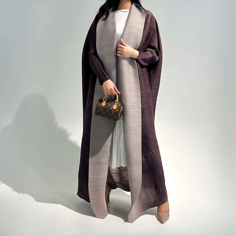 Arabic Clothes Woman Luxury Causal Print Long Coat For Muslim Women Abaya Butterfly Dubai Ramadan 2025 Femme Plus Size Clothing